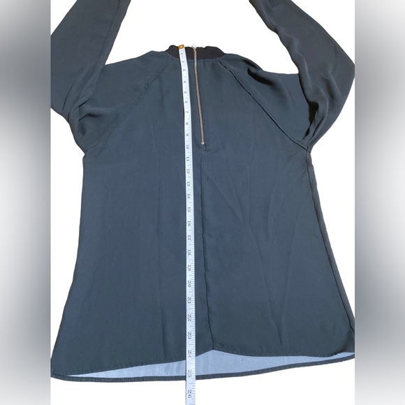 Zara Eclore long sleeve black blouse top. - Picture 7 of 7